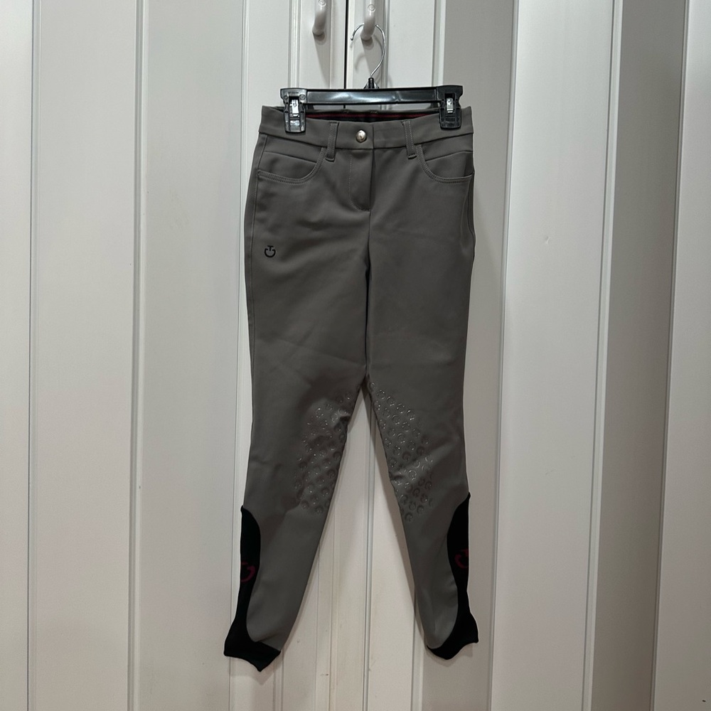 CAVALLERIA TOSCANA GIRL'S JUMPING KNEE GRIP BREECHES